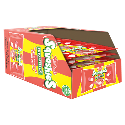 Swizzels Original Raspberry & Milk Flavour Drumstick Squashies 60g - UK Food & Drink - 5010478299115