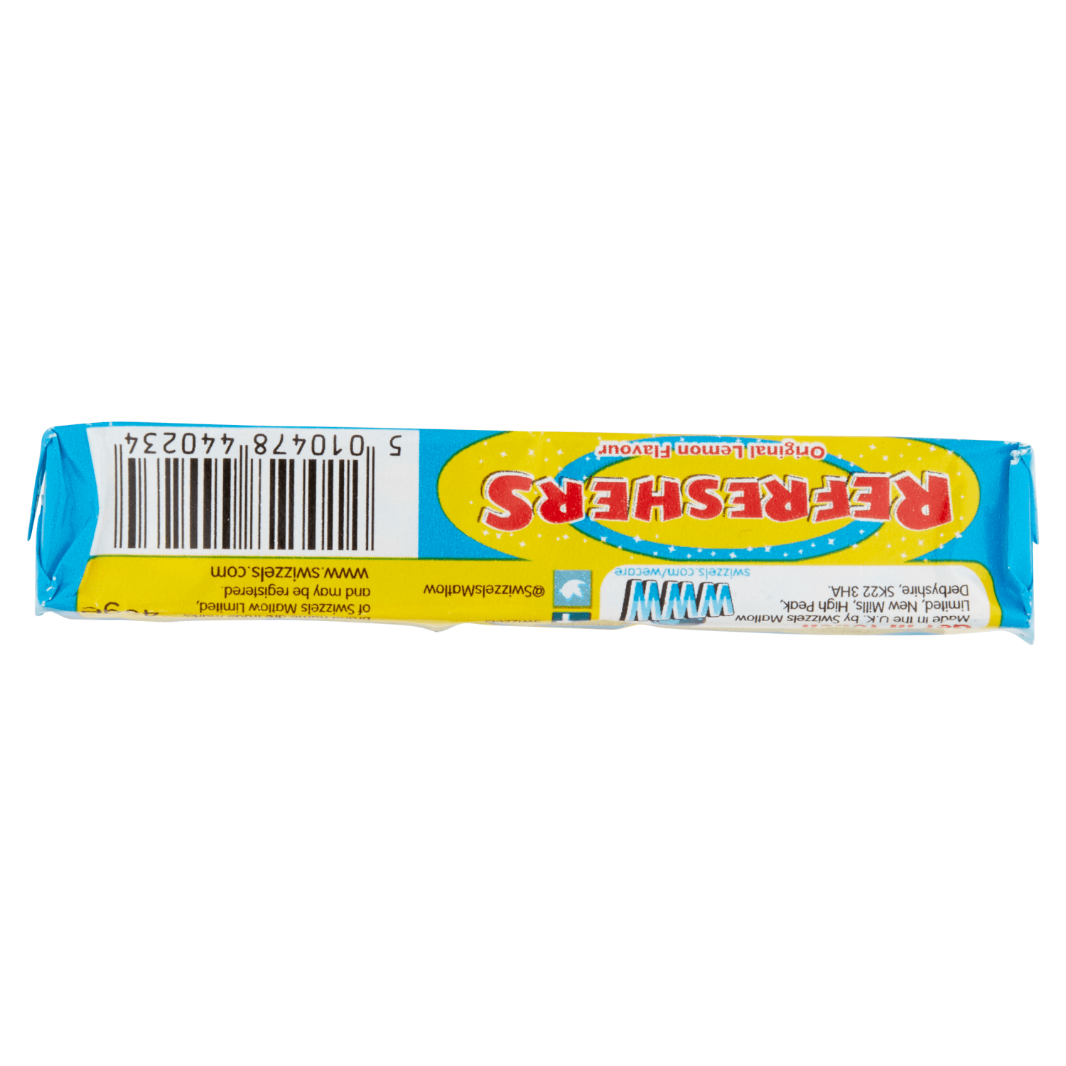 Swizzels Refreshers Lemon Flavour with Fizzy Sherbet Centre 43g - UK Food & Drink - 5010478440234