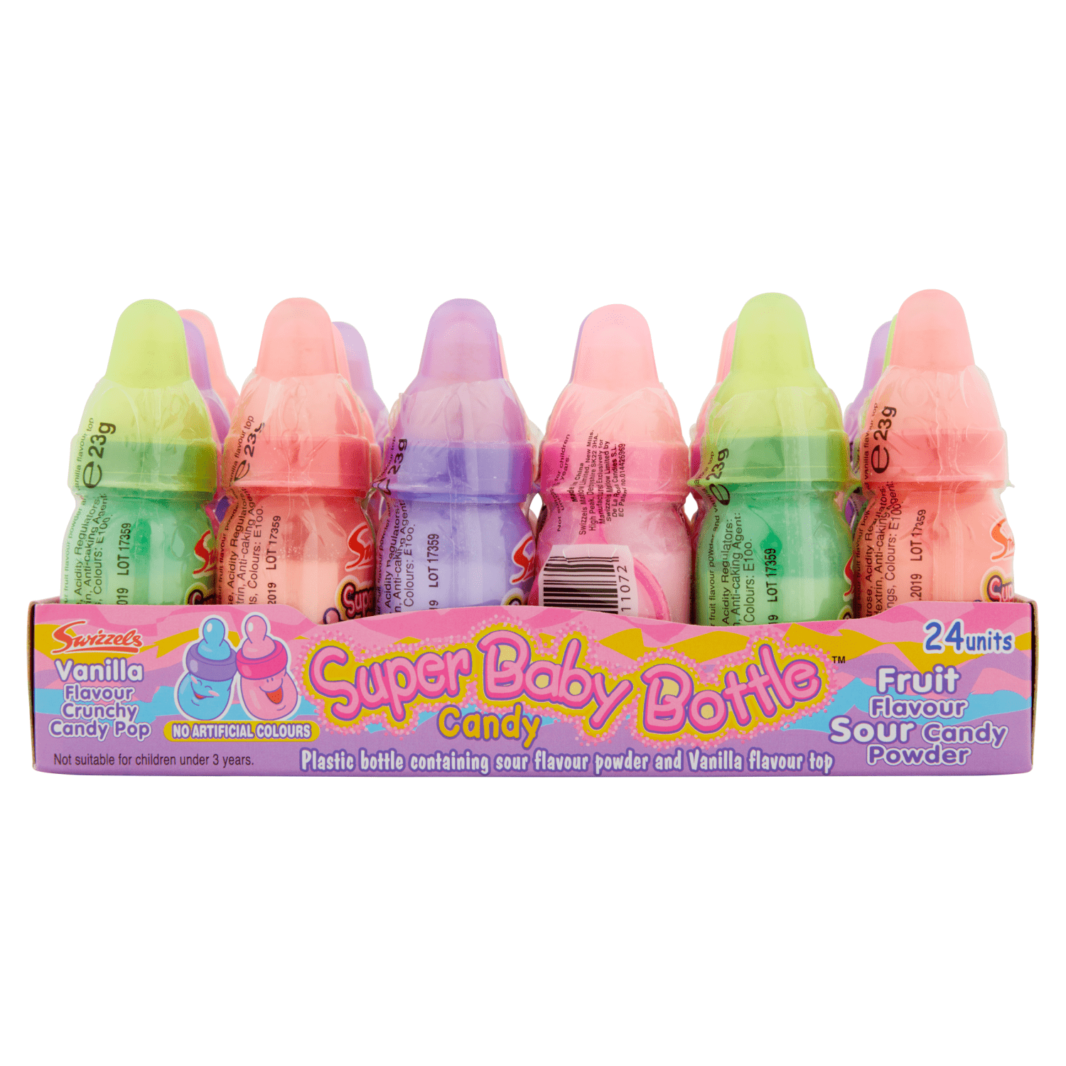 Swizzels Super Baby Bottle Candy 23g - UK Food & Drink - 5010478811072