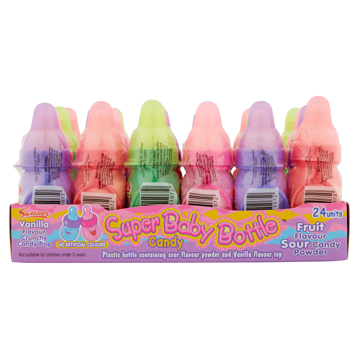 Swizzels Super Baby Bottle Candy 23g - UK Food & Drink - 5010478811072