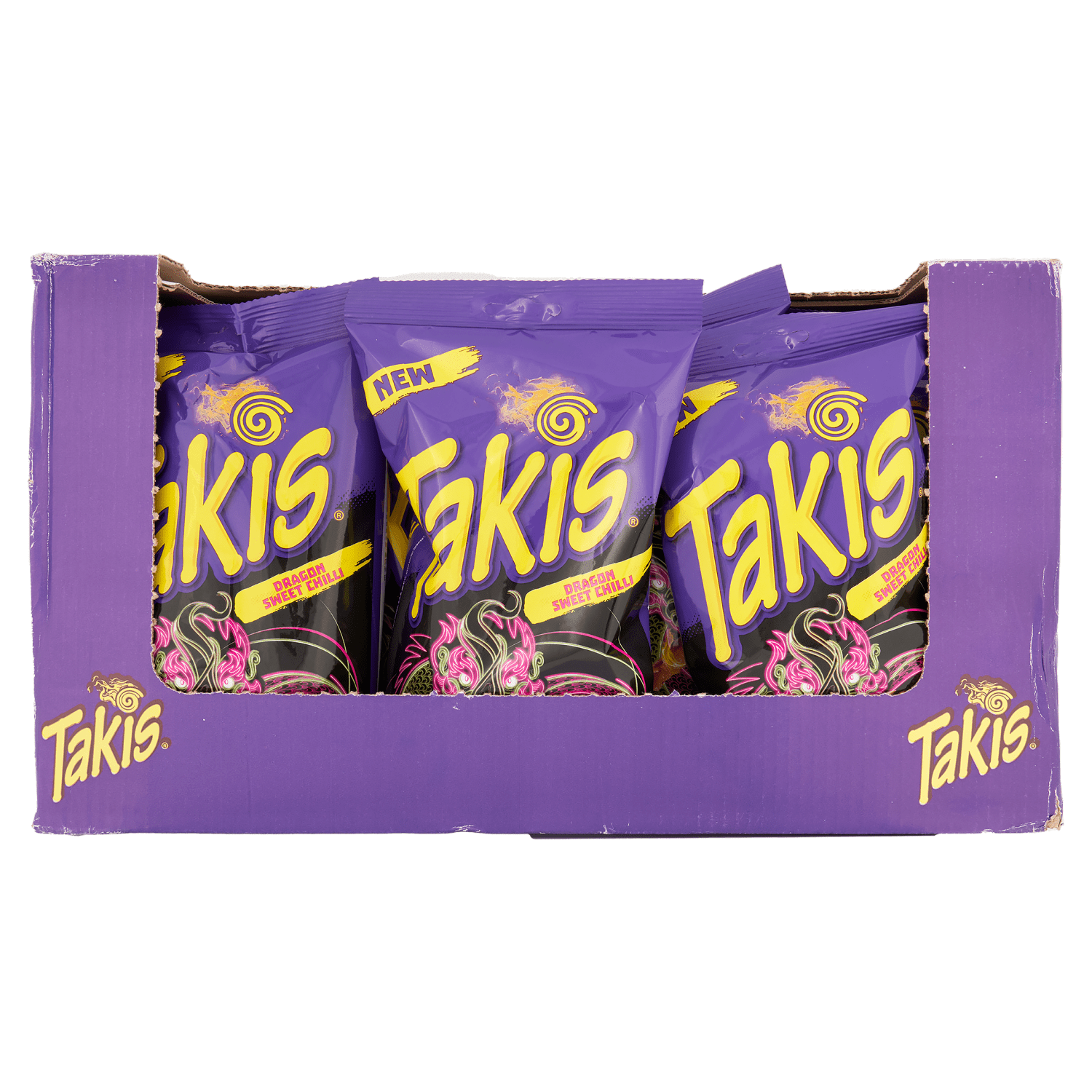 Takis Dragon Sweet Chilli Flavour Fried Corn Snack 100g - UK Food & Drink - 5018297011802