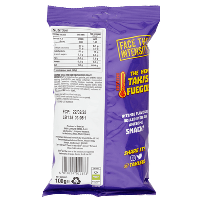 Takis Fuego 100g - UK Food & Drink - 5018297011673