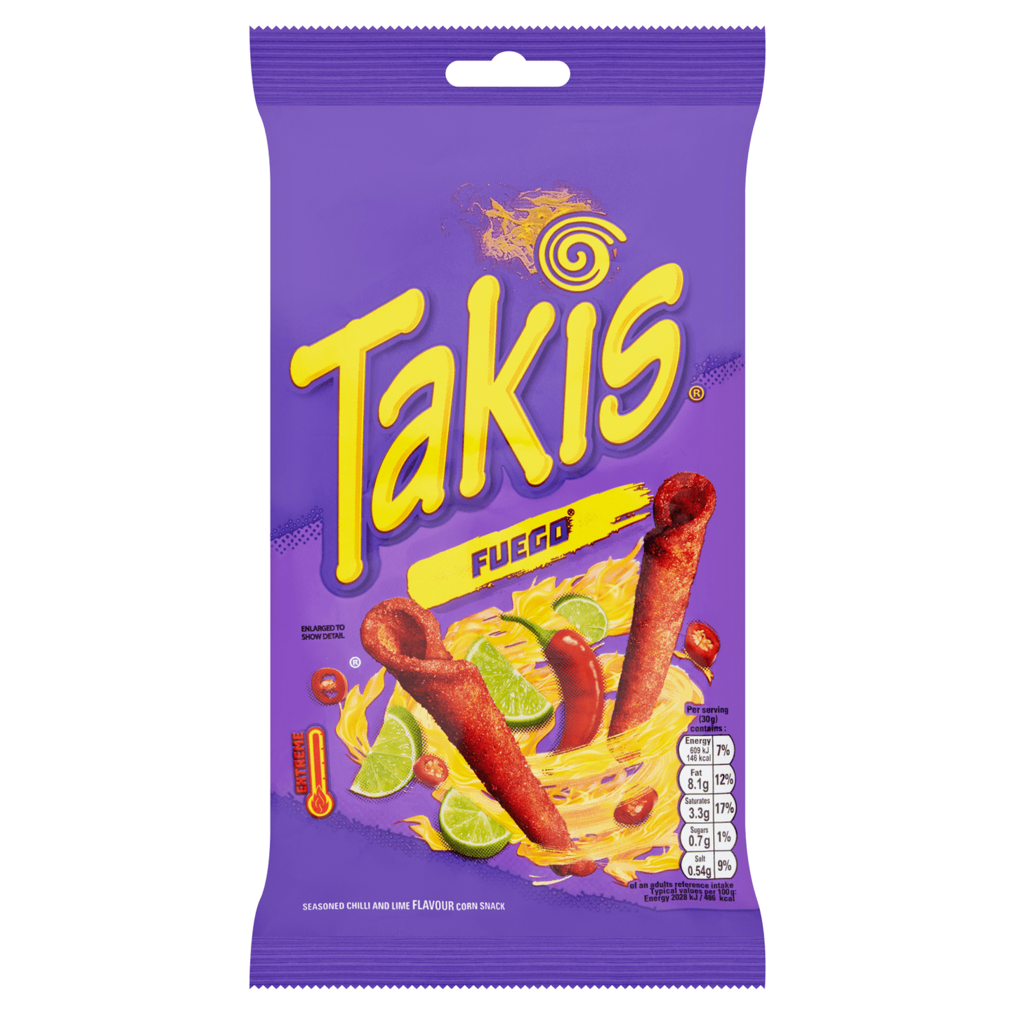 Takis Fuego 100g - UK Food & Drink - 5018297011673