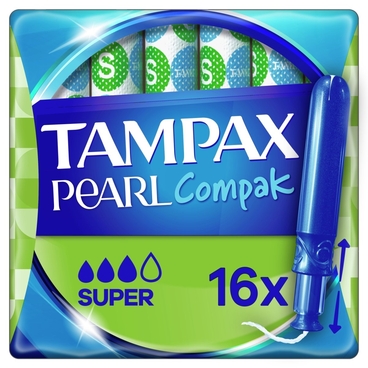 Tampax Compak Pearl Super - UK Food & Drink - 8001841536903
