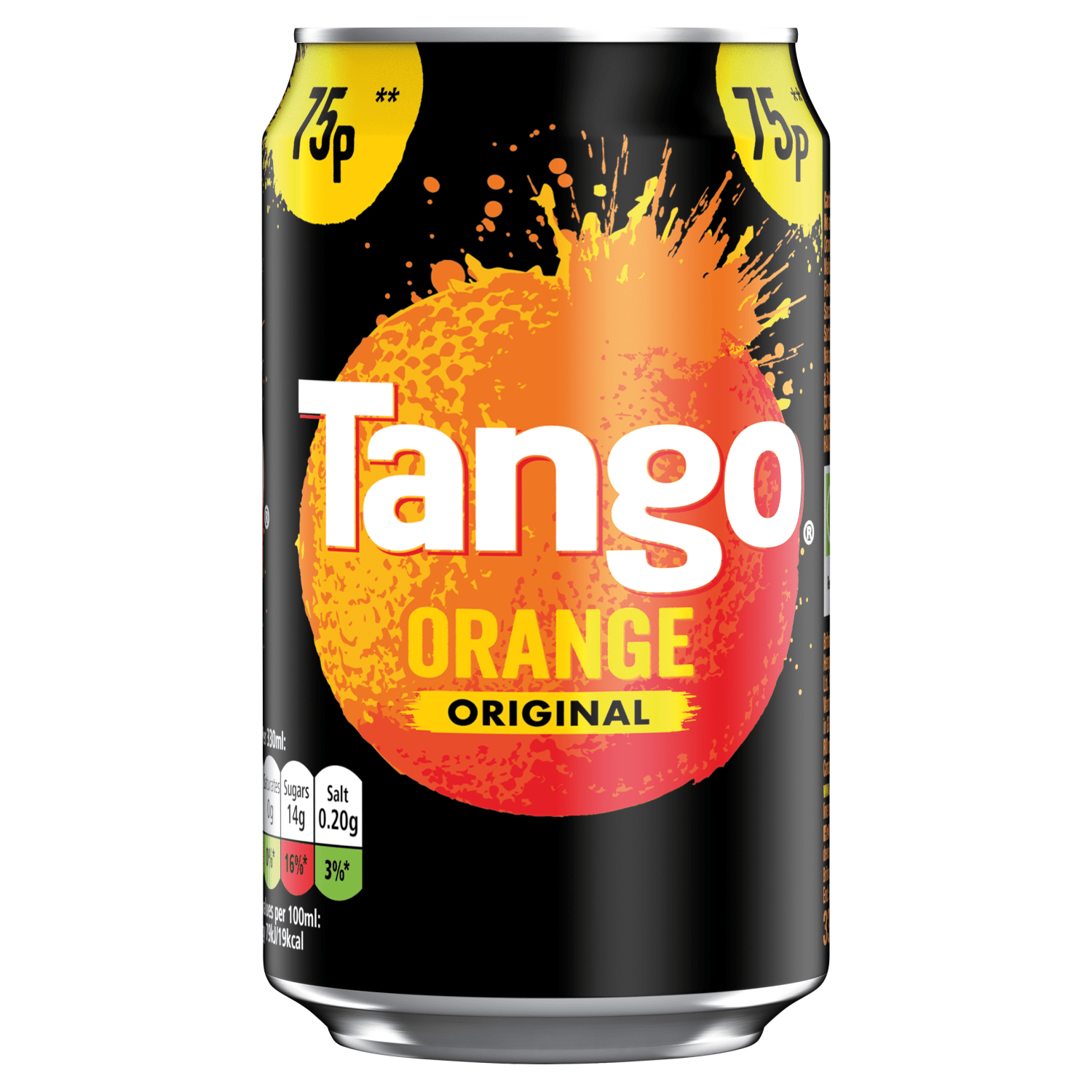 Tango Orange Original 330ml - UK Food & Drink - 5010102244962