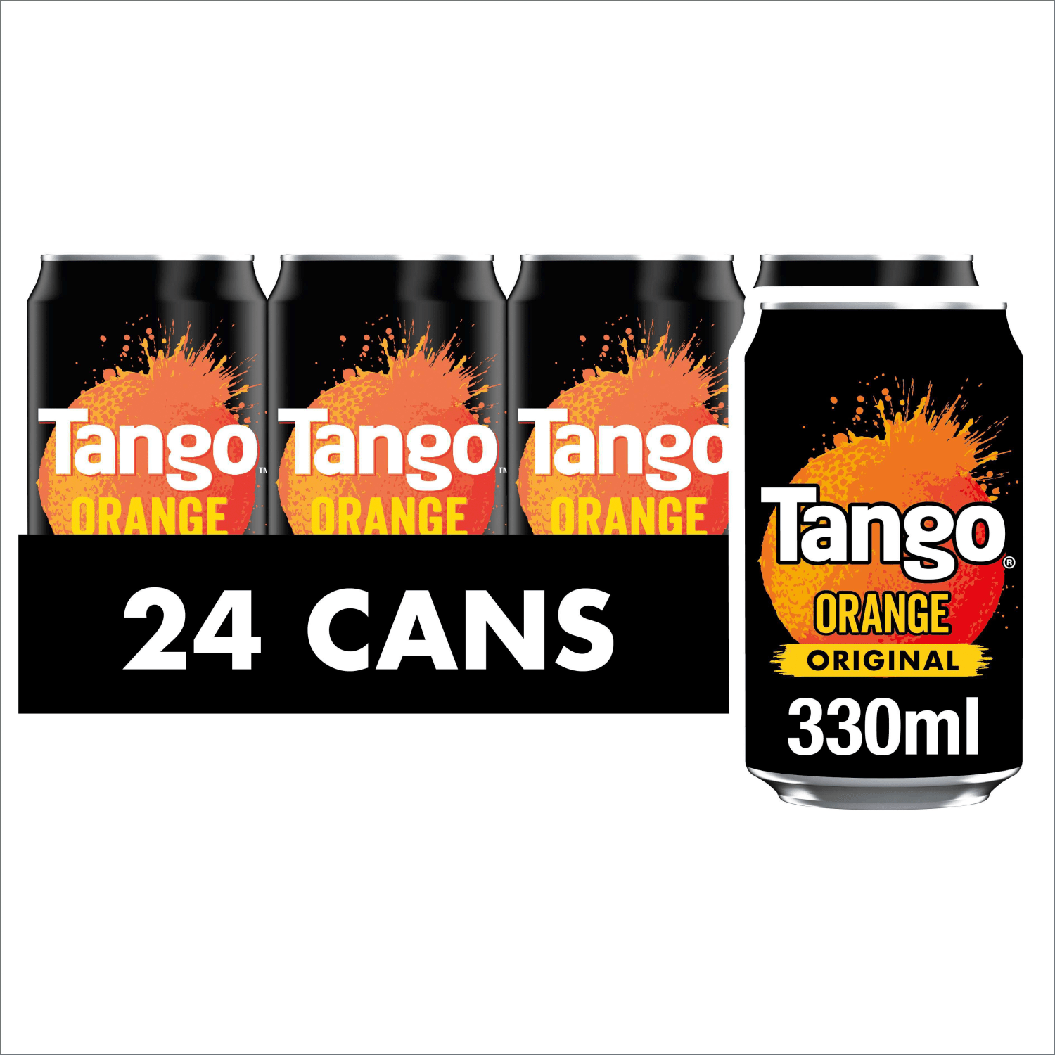 Tango Orange Original Can 330ml - UK Food & Drink - 5010102003439