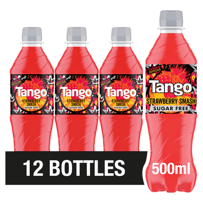 Tango Sugar Free Strawberry Smash 500ml - UK Food & Drink - 5010102344235