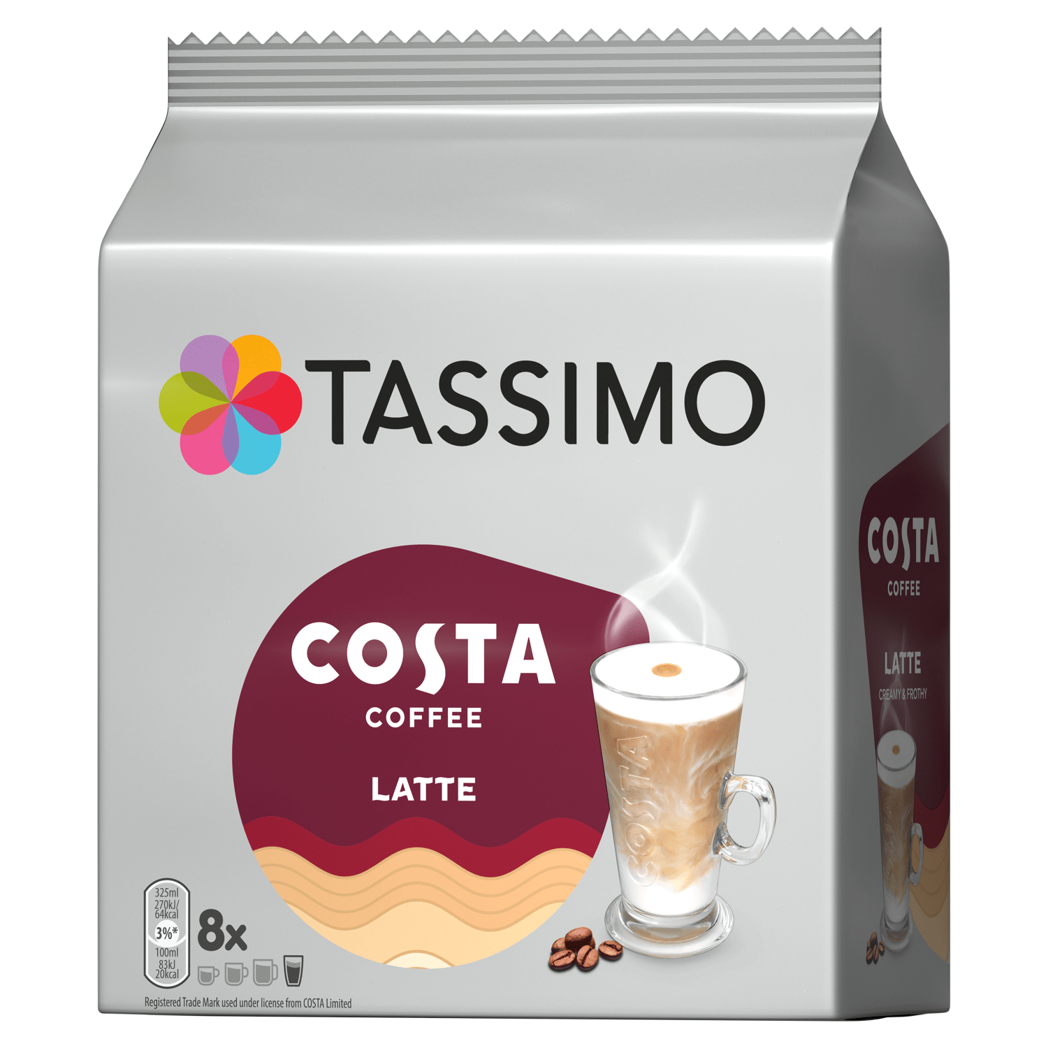 Tassimo Costa Latte 223.2g - UK Food & Drink - 8711000545416