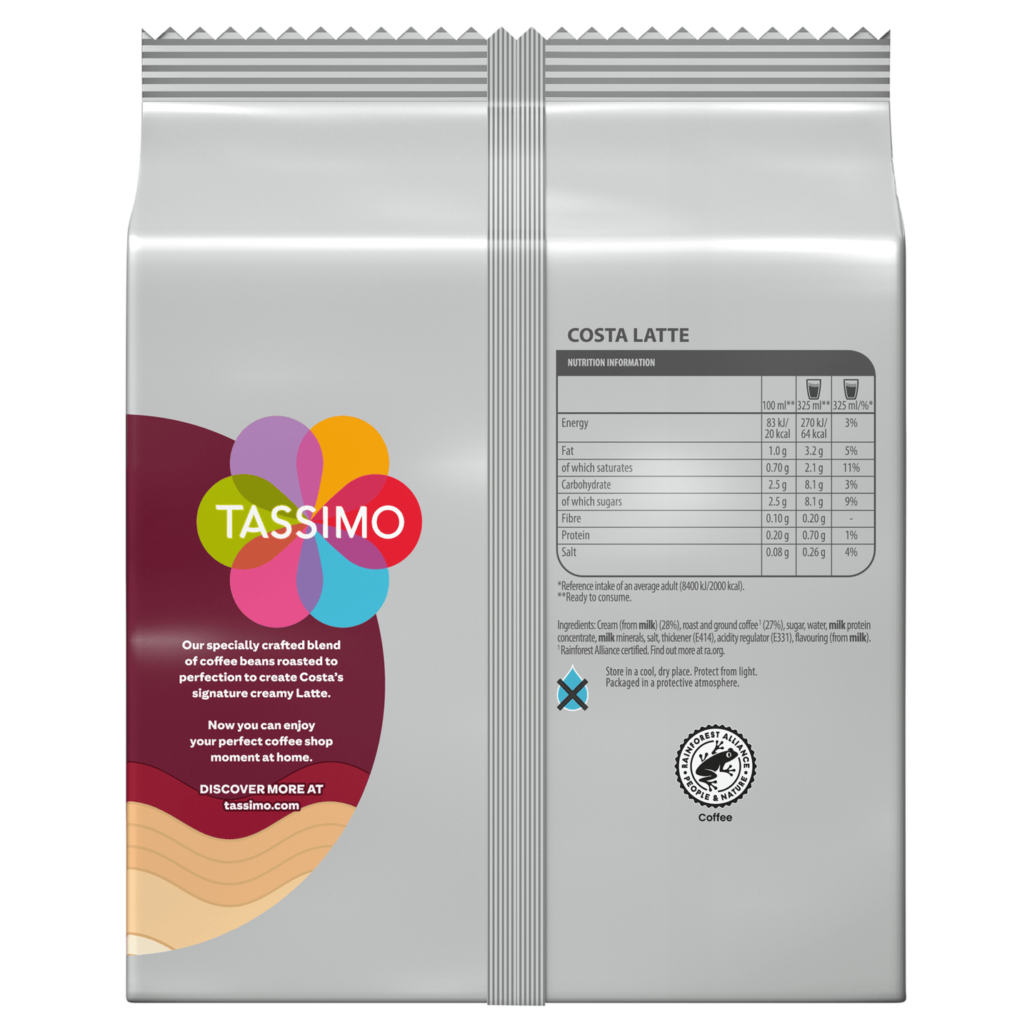 Tassimo Costa Latte 223.2g - UK Food & Drink - 8711000545416