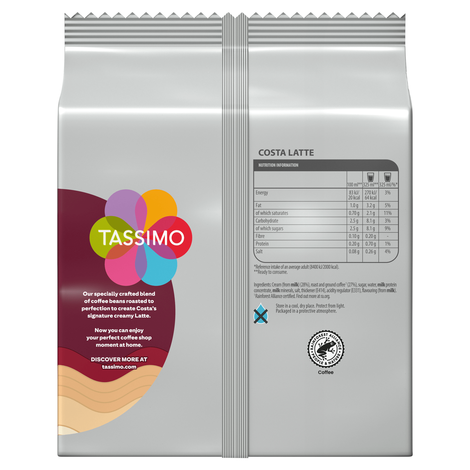 Tassimo Costa Latte 223.2g - UK Food & Drink - 8711000545416
