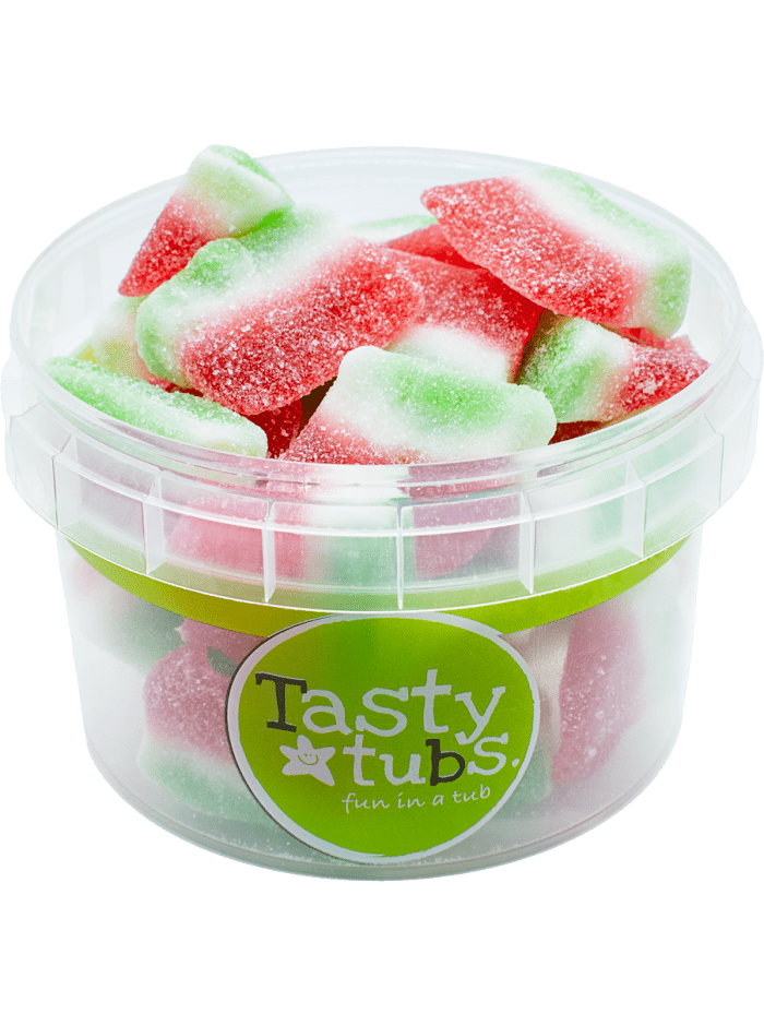 Tasty Tubs Fizzy Watermelon Slices Pm£1.25 - UK Food & Drink - 5060986460118