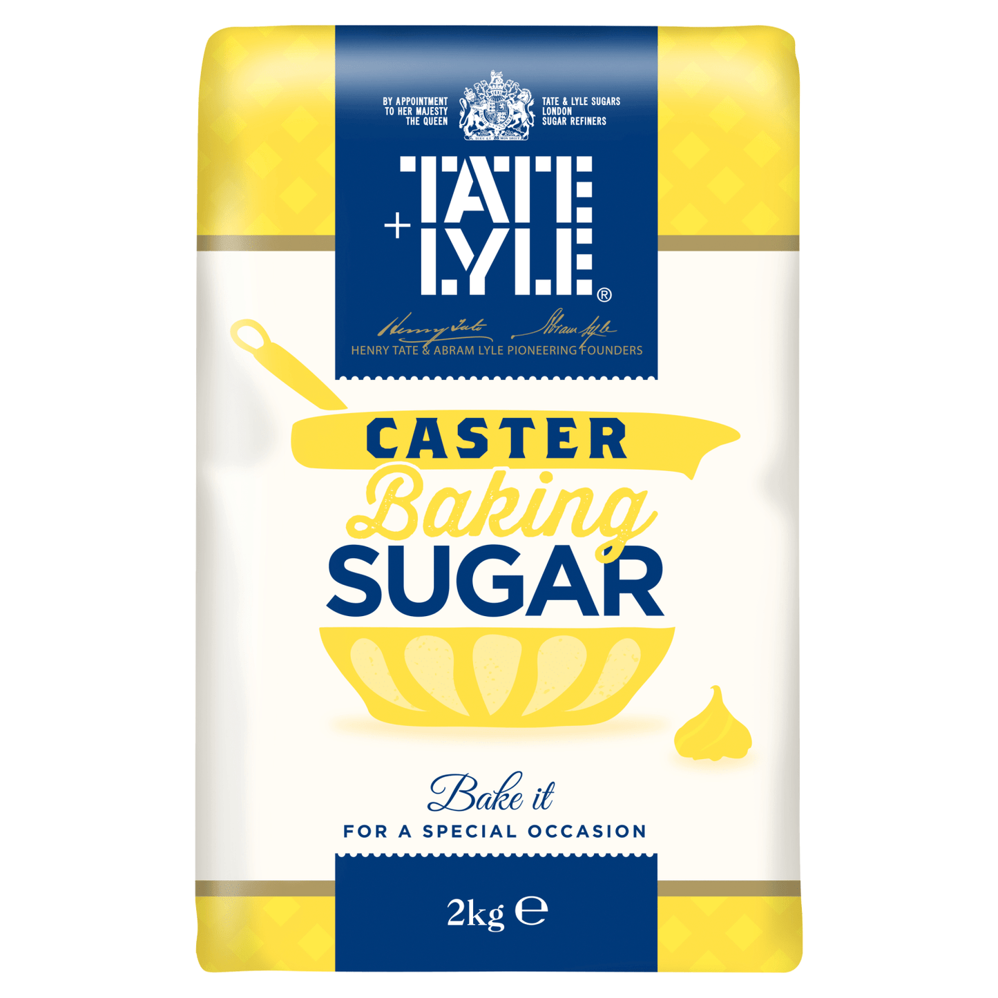 Tate & Lyle Caster Baking Sugar 2kg - UK Food & Drink - 5010115822256