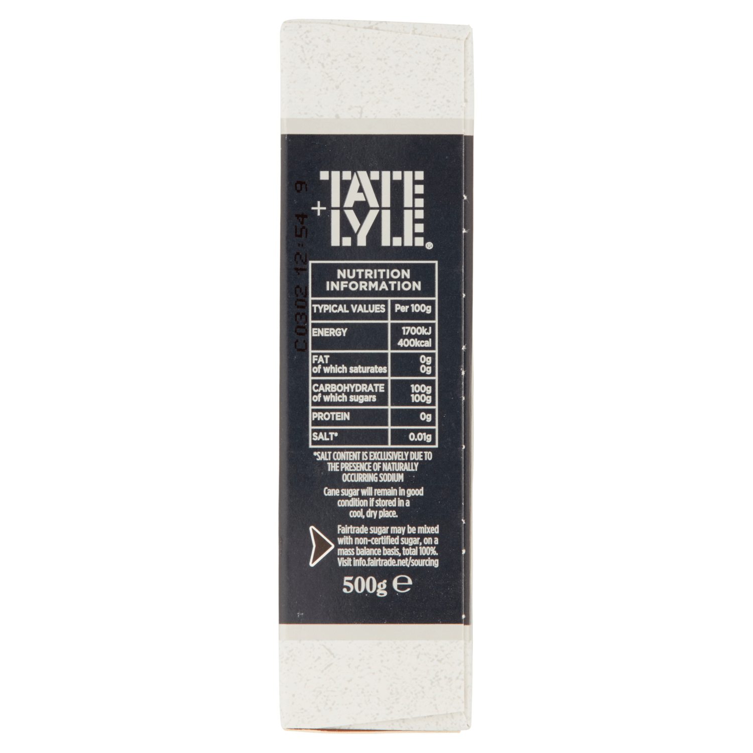 Tate & Lyle Fairtrade Cane Sugar White Cubes 500g - UK Food & Drink - 5010115820863