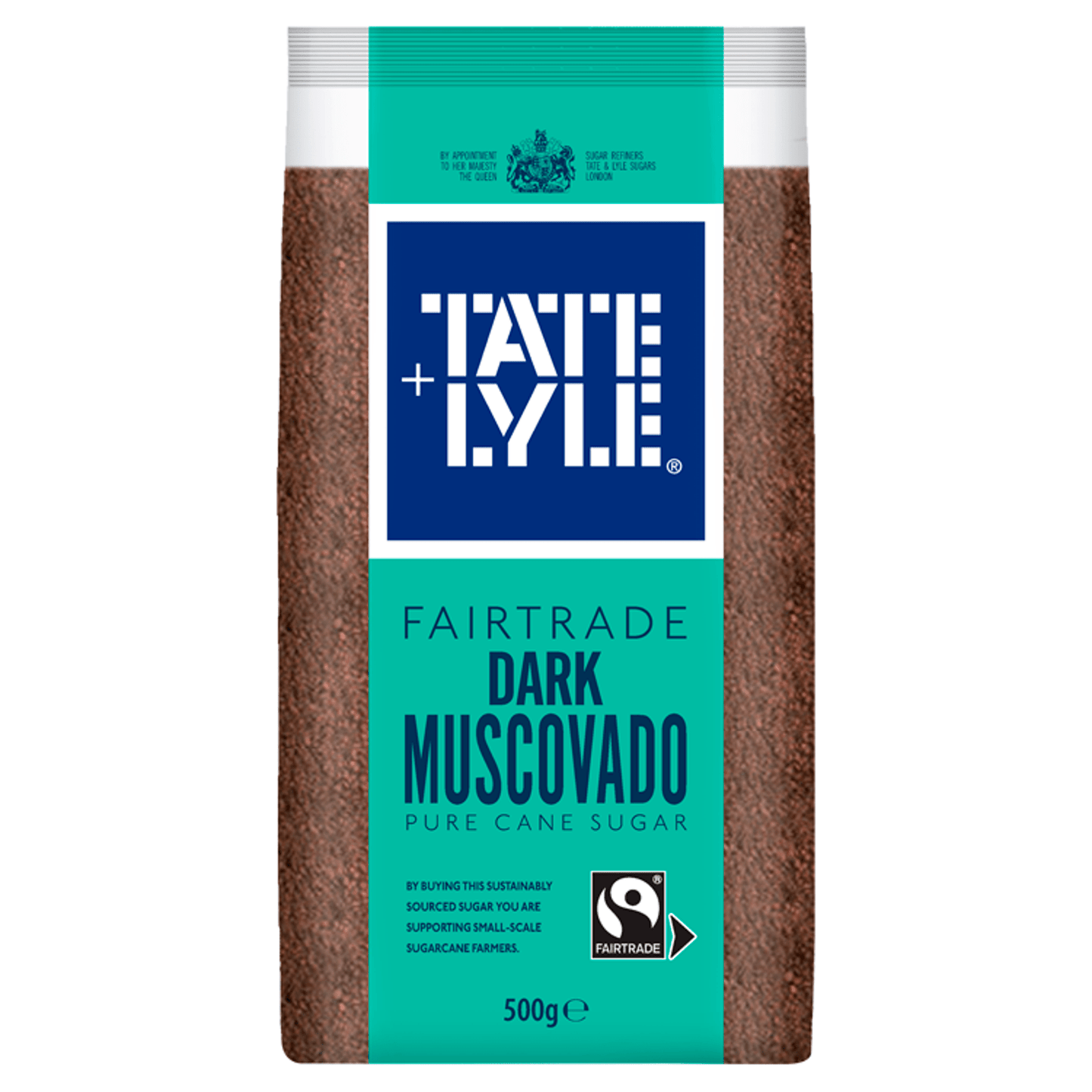 Tate + Lyle Fairtrade Dark Muscovado Pure Cane Sugar 500g - UK Food & Drink - 5010115822324
