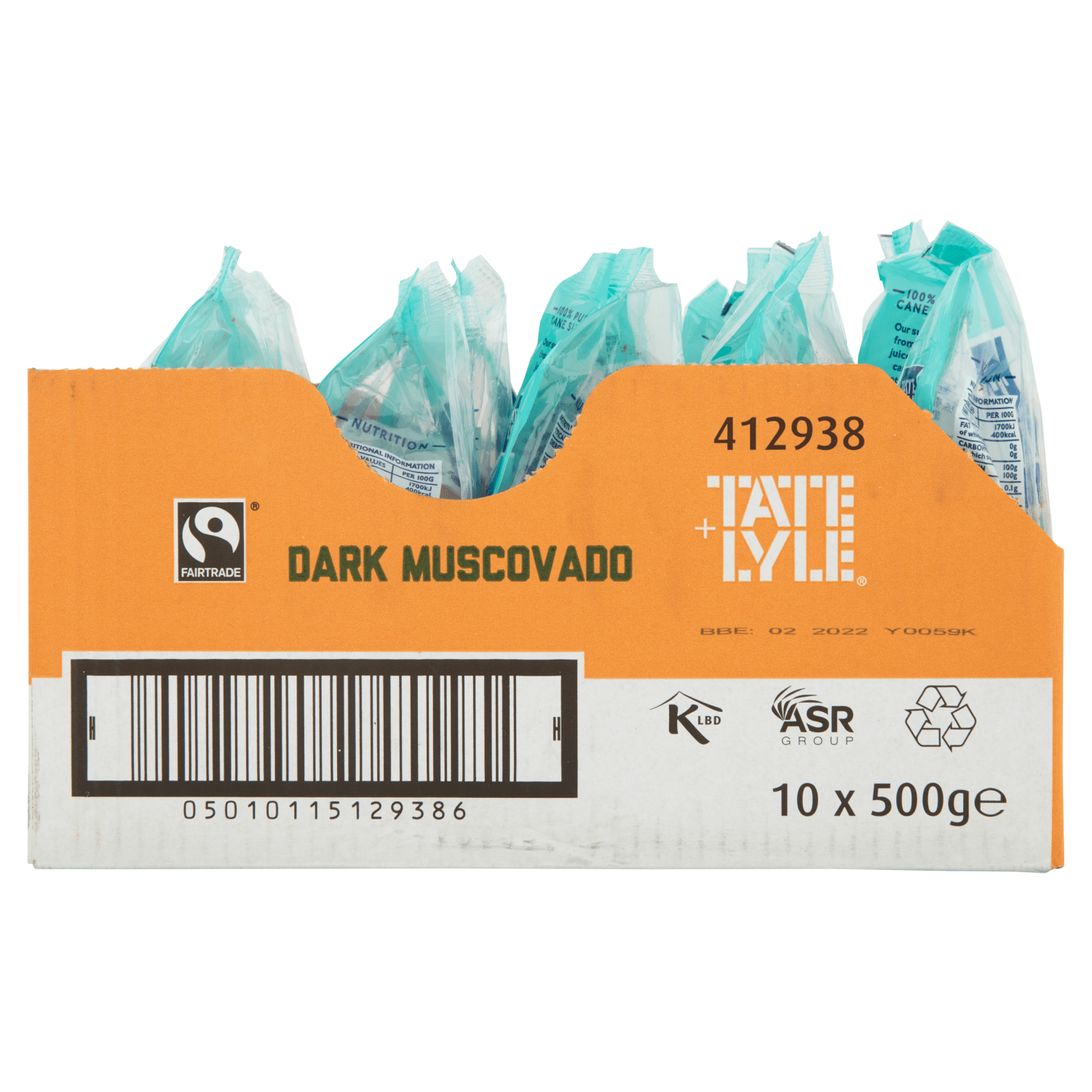 Tate + Lyle Fairtrade Dark Muscovado Pure Cane Sugar 500g - UK Food & Drink - 5010115822324