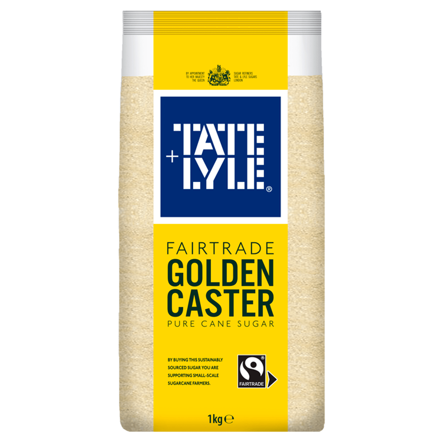 Tate & Lyle Fairtrade Golden Caster Pure Cane Sugar 1kg - UK Food & Drink - 5010115947720