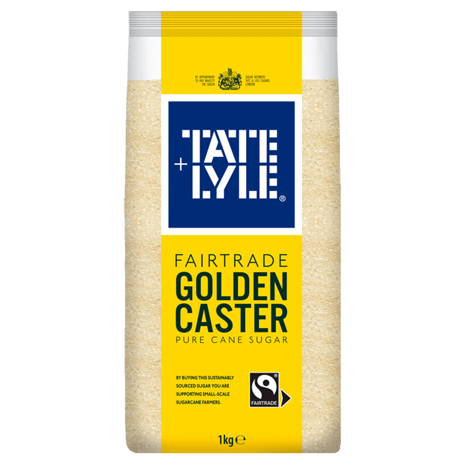 Tate & Lyle Fairtrade Golden Caster Pure Cane Sugar 1kg - UK Food & Drink - 5010115947720