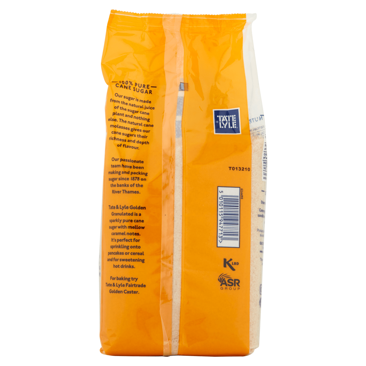 Tate & Lyle Fairtrade Golden Granulated Pure Cane Sugar 1kg - UK Food & Drink - 5010115947713