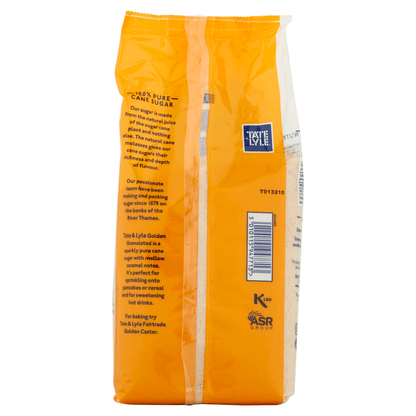 Tate & Lyle Fairtrade Golden Granulated Pure Cane Sugar 1kg - UK Food & Drink - 5010115947713