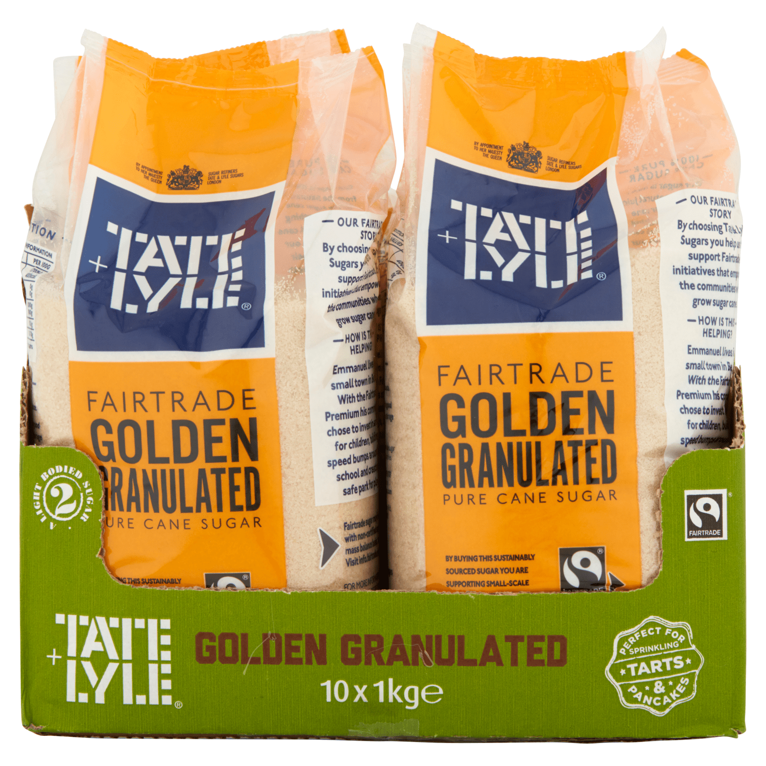 Tate & Lyle Fairtrade Golden Granulated Pure Cane Sugar 1kg - UK Food & Drink - 5010115947713