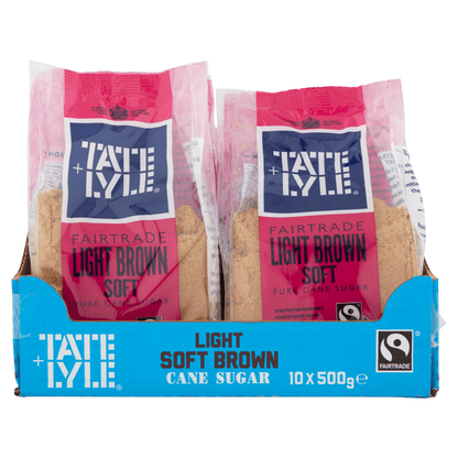 Tate & Lyle Fairtrade Light Brown Soft Pure Cane Sugar 500g - UK Food & Drink - 5010115924721
