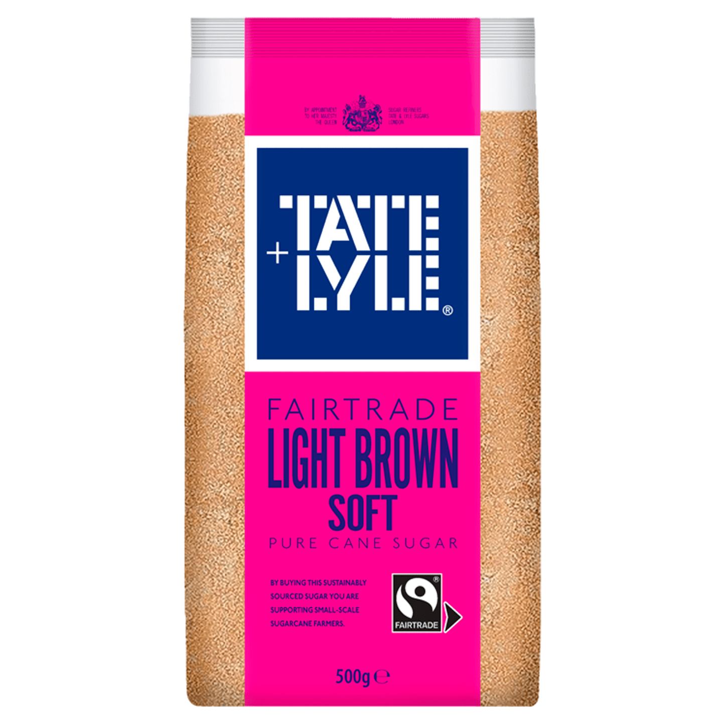 Tate & Lyle Fairtrade Light Brown Soft Pure Cane Sugar 500g - UK Food & Drink - 5010115924721