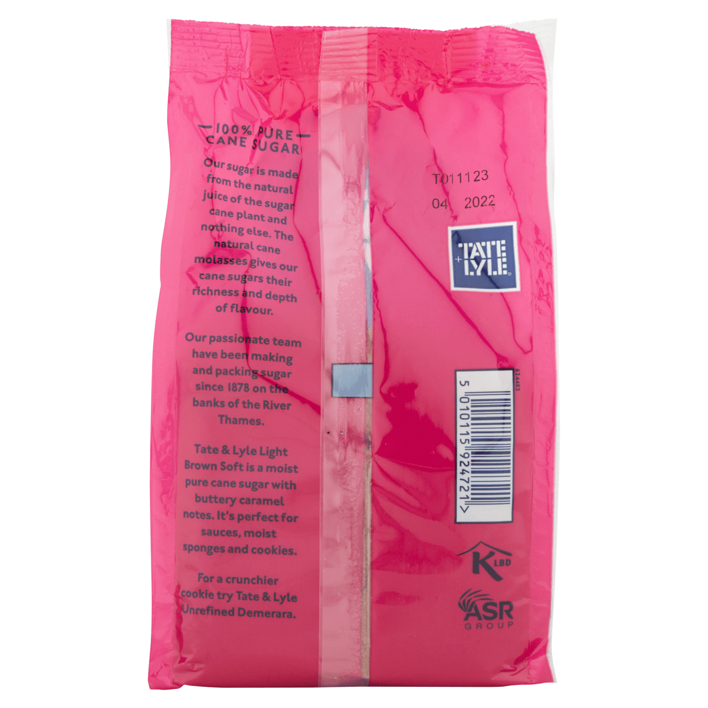 Tate & Lyle Fairtrade Light Brown Soft Pure Cane Sugar 500g - UK Food & Drink - 5010115924721