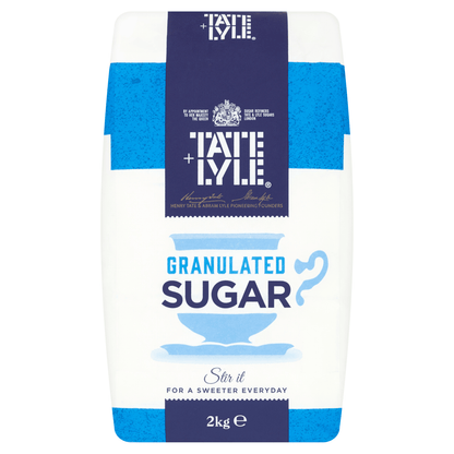 Tate & Lyle Granulated Sugar 2kg - UK Food & Drink - 5010115820795