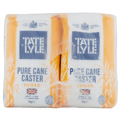 Tate & Lyle Pure Cane Caster Sugar 1kg - UK Food & Drink - 5010115822331