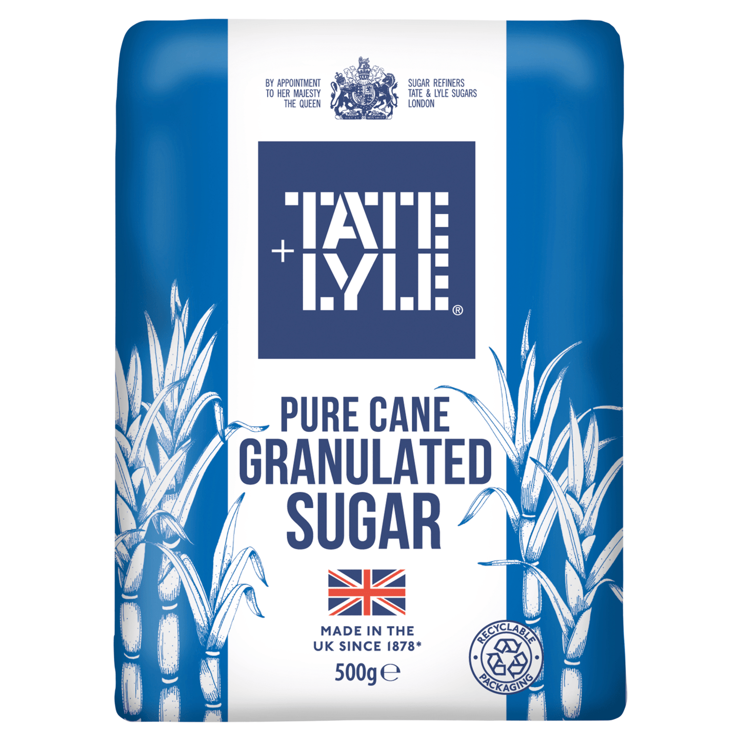 Tate & Lyle Pure Cane Granulated Sugar 500g - UK Food & Drink - 5010115913336