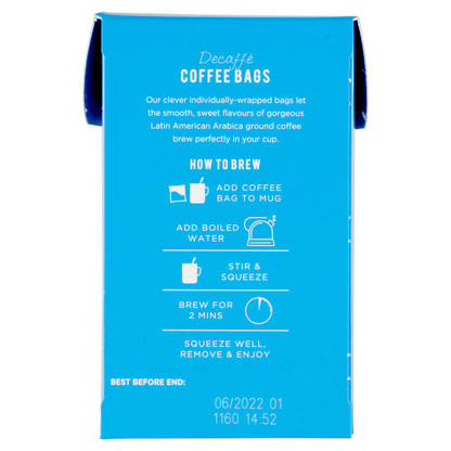 Taylors of Harrogate Decaff√© Coffee Bags 10 Enveloped Bags 75g - UK Food & Drink - 615357122482