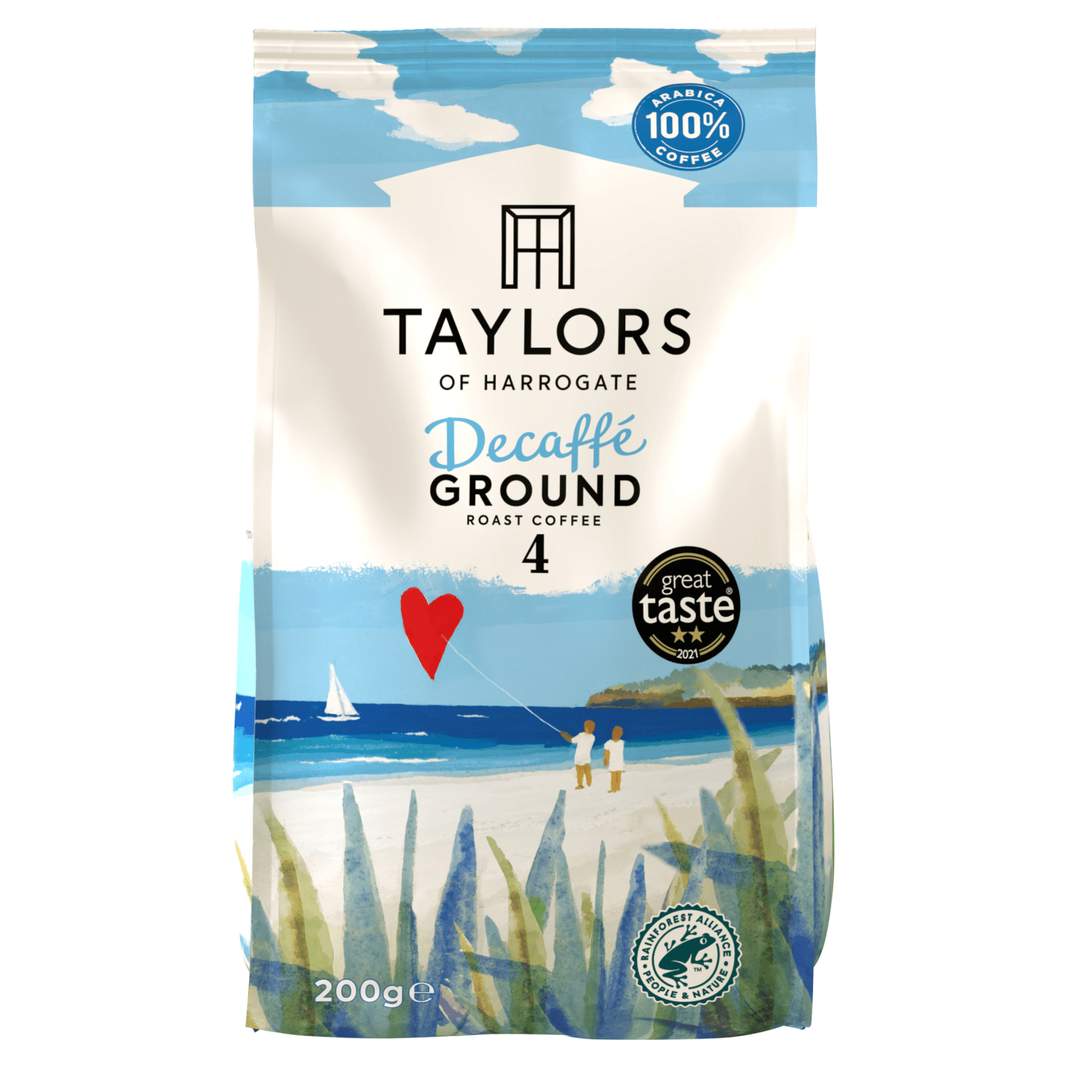 Taylors of Harrogate Decaff√© Ground Roast Coffee 200g - UK Food & Drink - 615357752603
