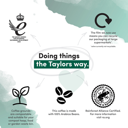 Taylors of Harrogate Decaff√© Ground Roast Coffee 200g - UK Food & Drink - 615357752603