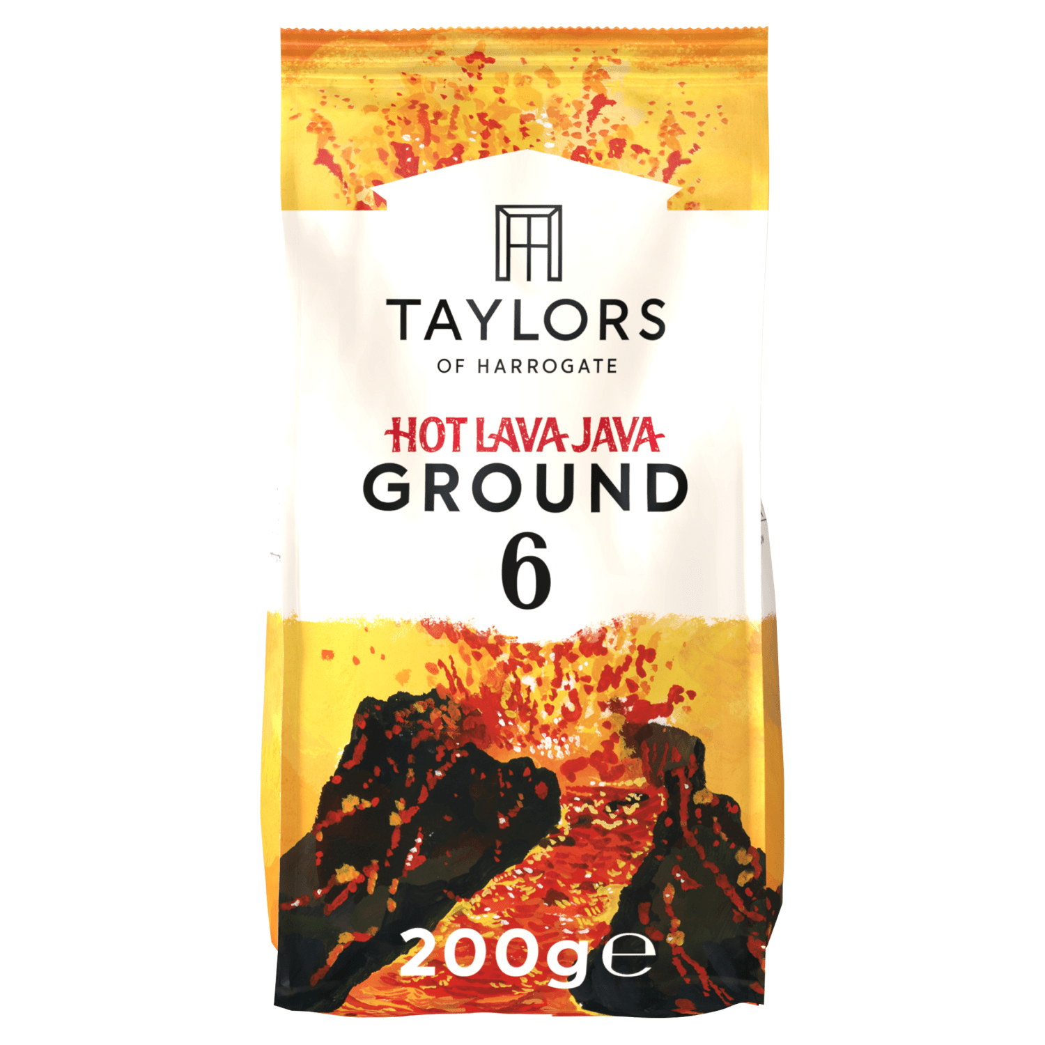 Taylors of Harrogate Hot Lava Java Ground Roast Coffee 200g - UK Food & Drink - 615357752573