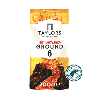 Taylors of Harrogate Hot Lava Java Ground Roast Coffee 200g - UK Food & Drink - 615357752573