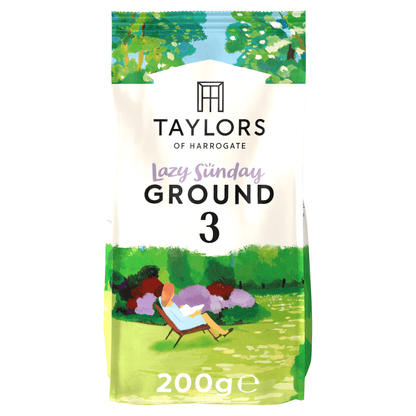 Taylors of Harrogate Lazy Sunday Ground Roast Coffee 200g - UK Food & Drink - 615357752580