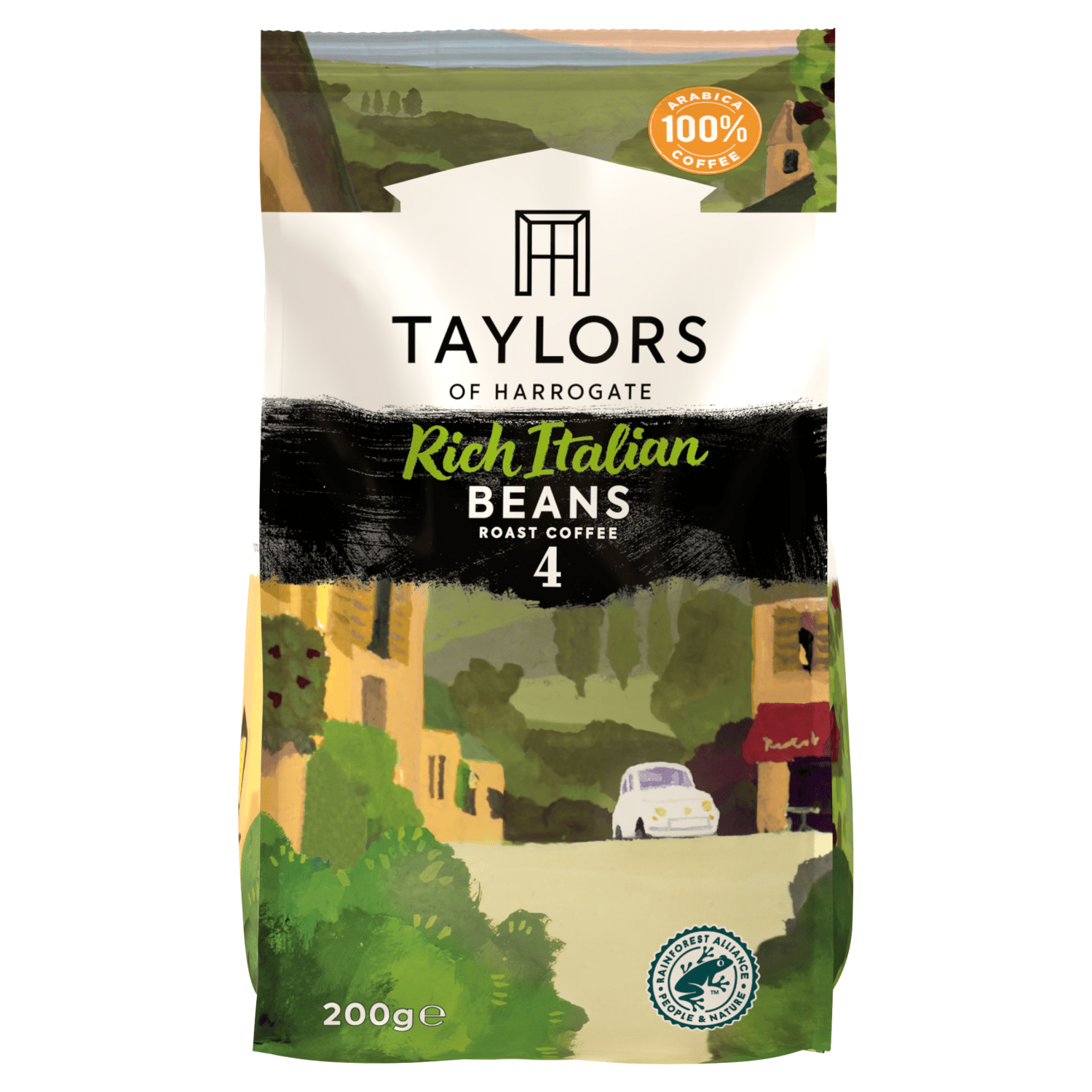 Taylors of Harrogate Rich Italian Beans Roast Coffee 200g - UK Food & Drink - 615357242425