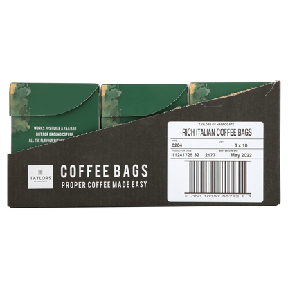 Taylors of Harrogate Rich Italian Coffee Bags 10 Enveloped Bags 75g - UK Food & Drink - 615357122468