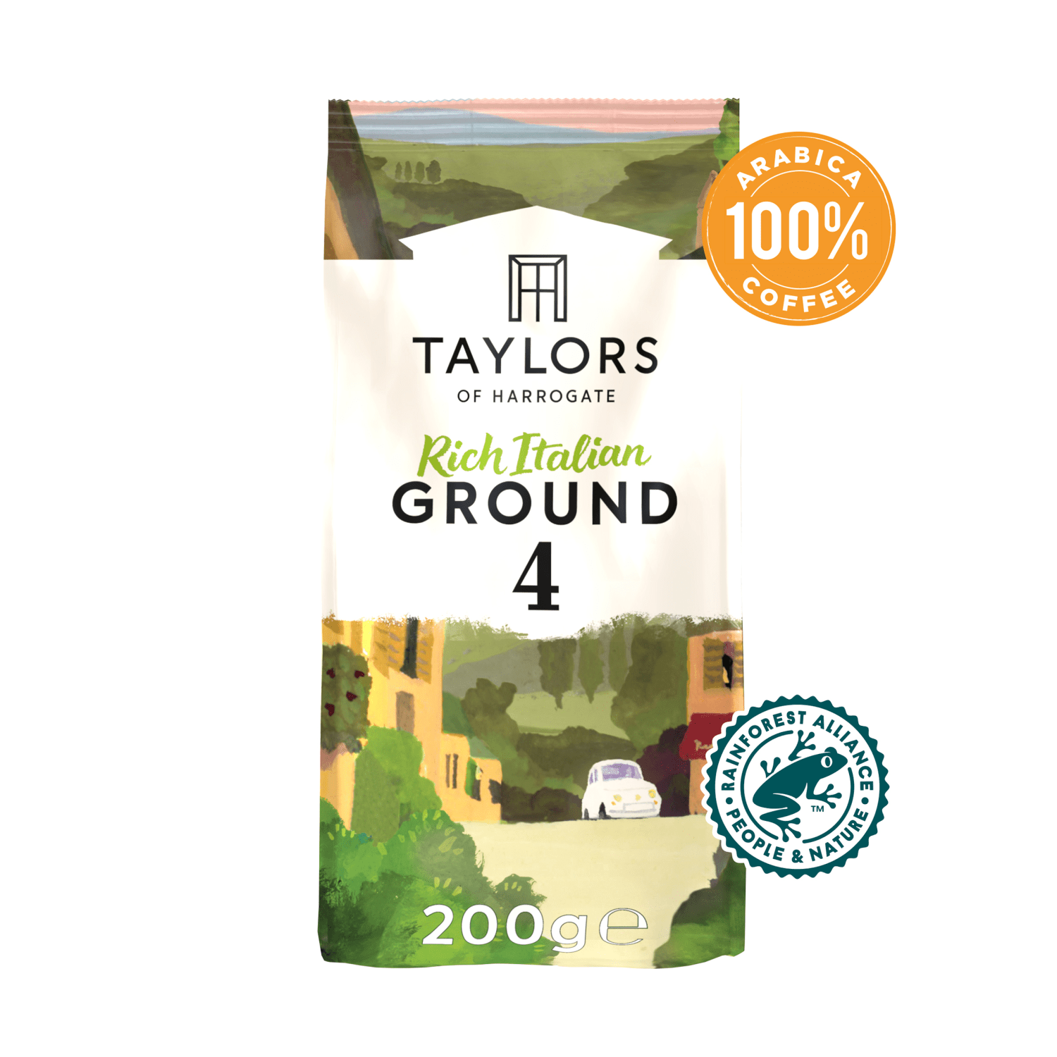Taylors of Harrogate Rich Italian Ground Roast Coffee 200g - UK Food & Drink - 615357752665
