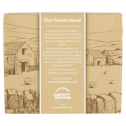 Taylors of Harrogate Yorkshire Gold 80 Tea Bags 250g - UK Food & Drink - 5010357112108