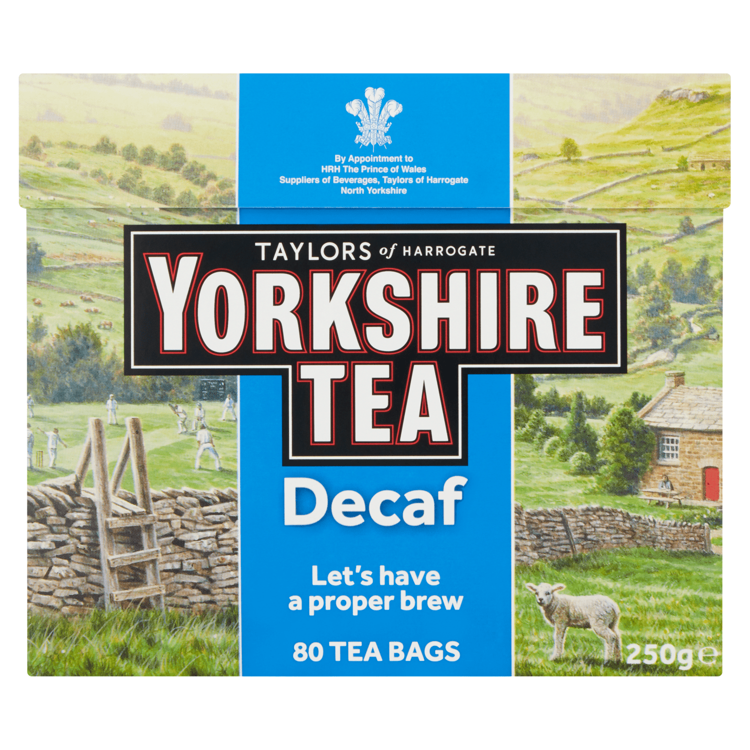 Taylors of Harrogate Yorkshire Tea Decaf 80 Tea Bags 250g - UK Food & Drink - 615357118775