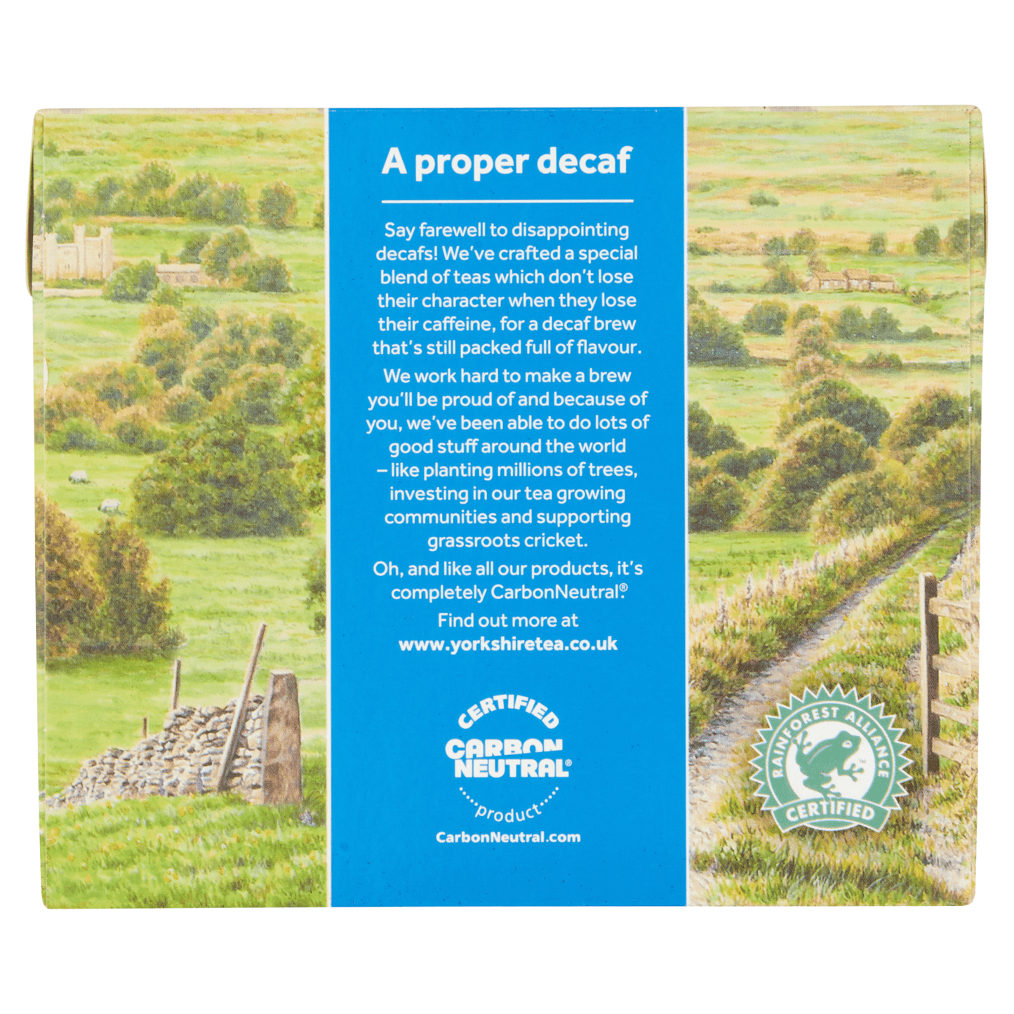 Taylors of Harrogate Yorkshire Tea Decaf 80 Tea Bags 250g - UK Food & Drink - 615357118775