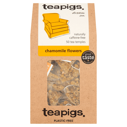 Teapigs Chamomile Flowers 50 Biodegradable Tea Temples 75g - UK Food & Drink - 5060136753046