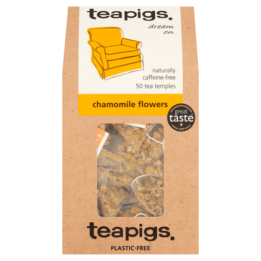 Teapigs Chamomile Flowers 50 Biodegradable Tea Temples 75g - UK Food & Drink - 5060136753046