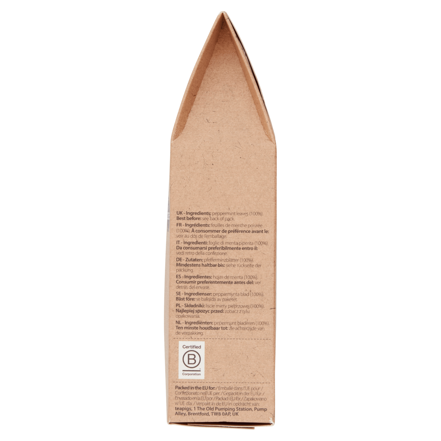 Teapigs Peppermint Leaves Tea Temples 15 x 2g (30g) - UK Food & Drink - 5060136750144