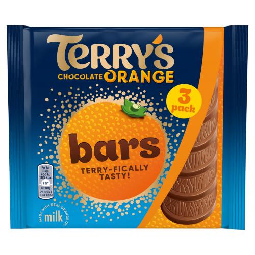 Terry's Chocolate Orange Bars 3 x 35g (105g) - UK Food & Drink - 3664346304986