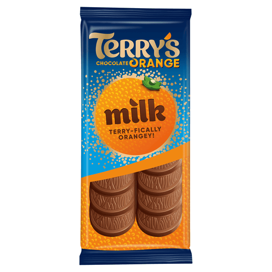 Terry's Chocolate Orange Milk 90g - UK Food & Drink - 3664346315272