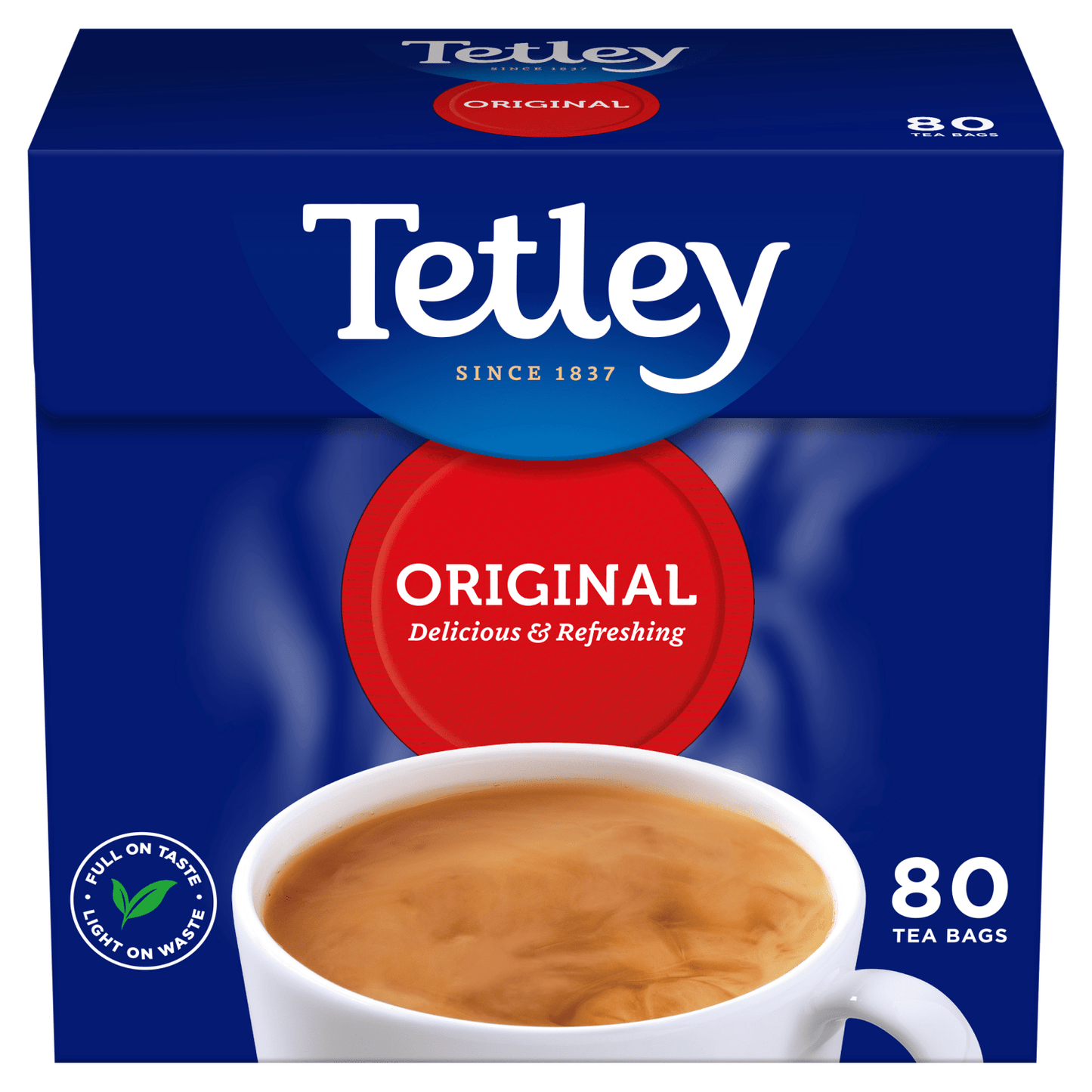 Tetley 80 Original Tea Bags 250g - UK Food & Drink - 5000208030699