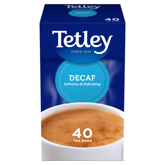 Tetley Decaf 40 Tea Bags 125g - UK Food & Drink - 5000208002436