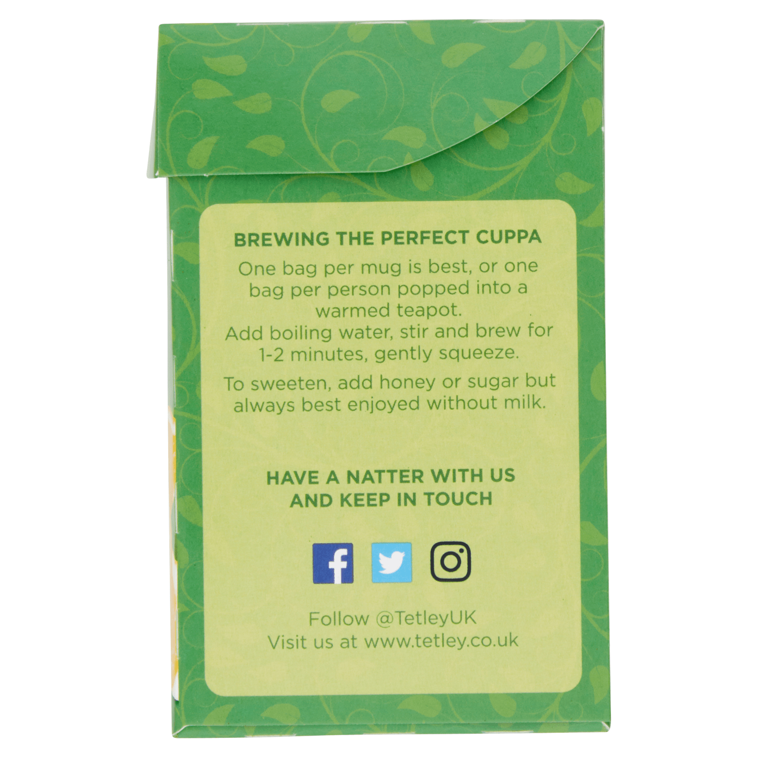 Tetley Green Tea Lemon Tea Bags x50 - UK Food & Drink - 5000208065103